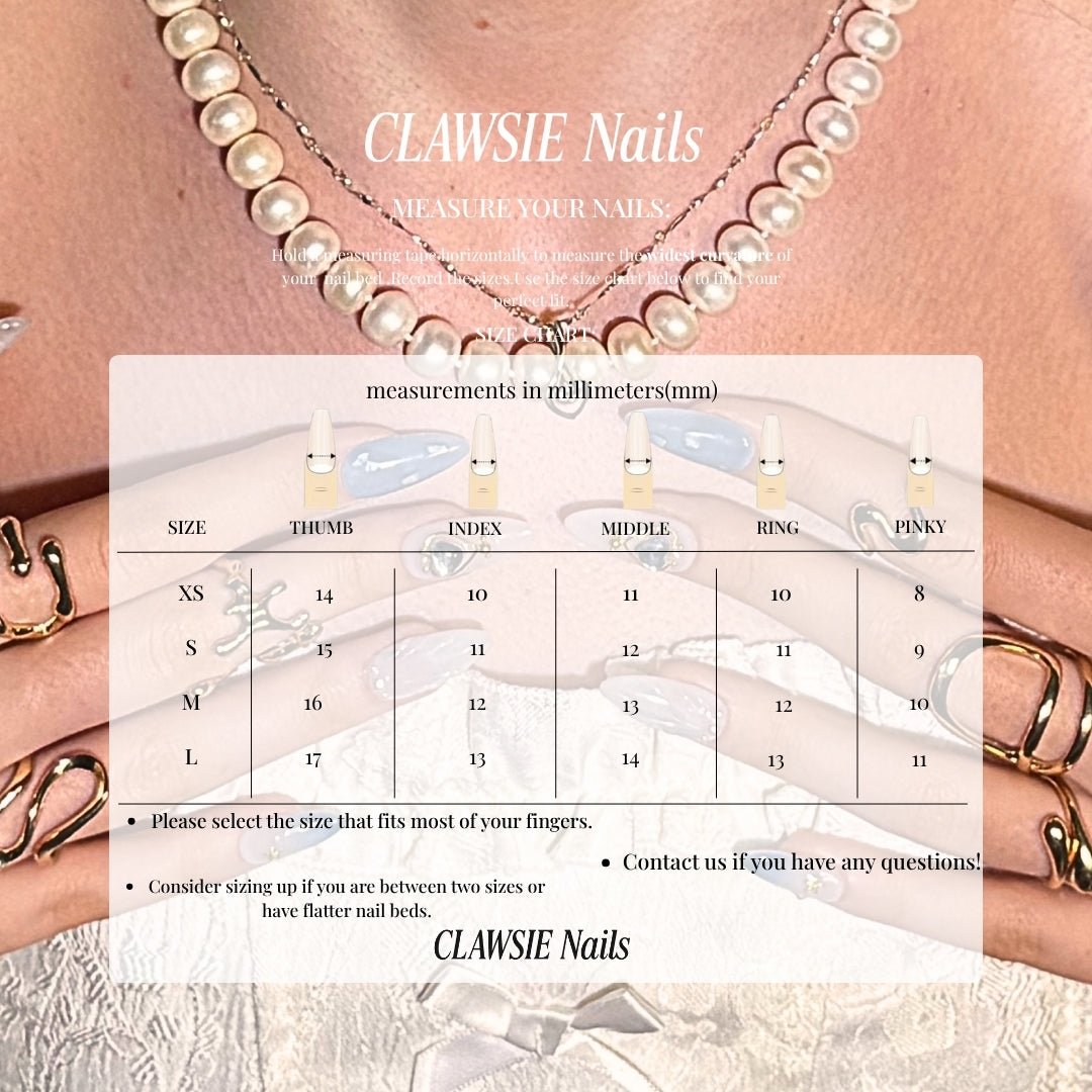 3D Flowers - DX3208 (Almond) | Press - on Nails by CLAWSIE