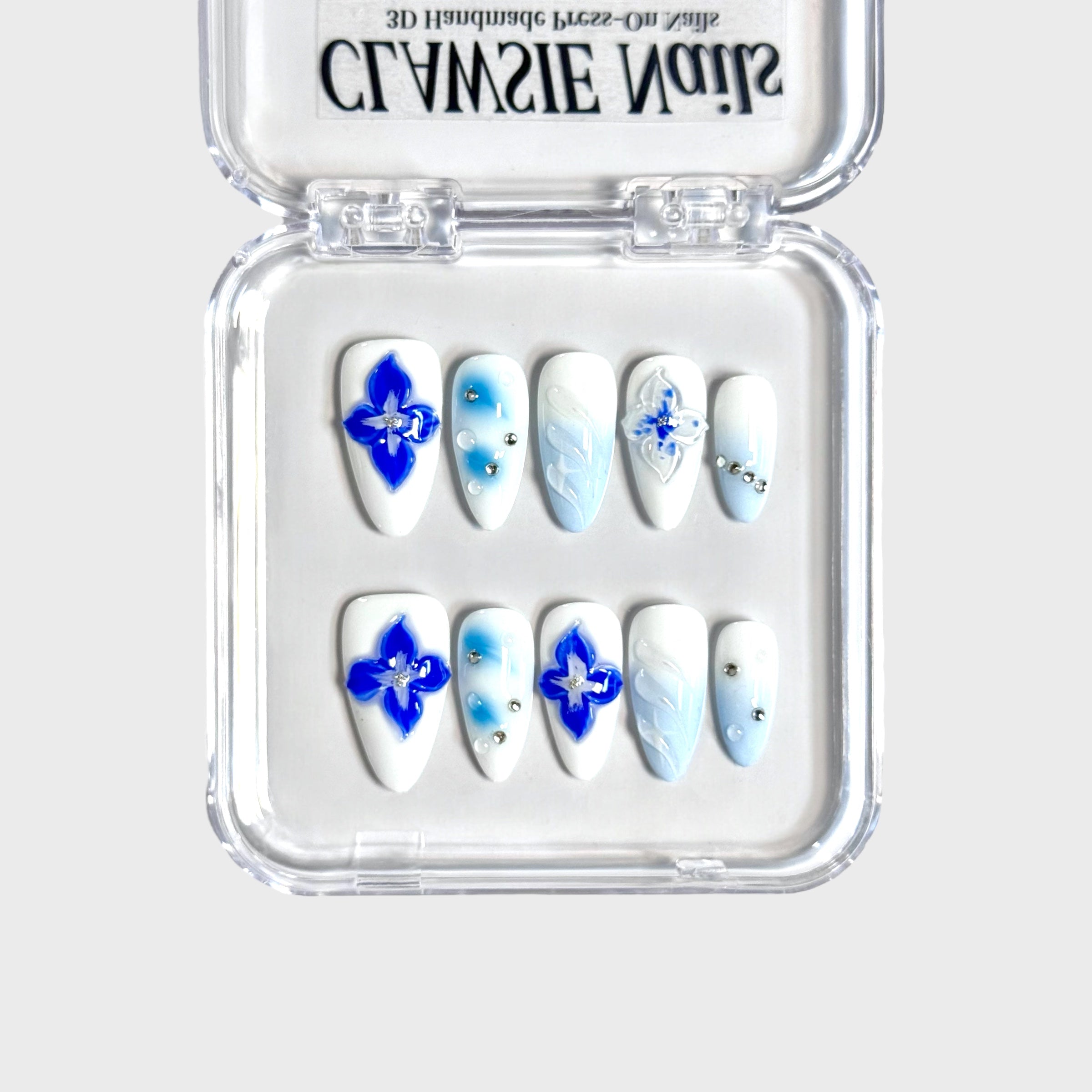 Azure Ocean Blossoms (Almond)