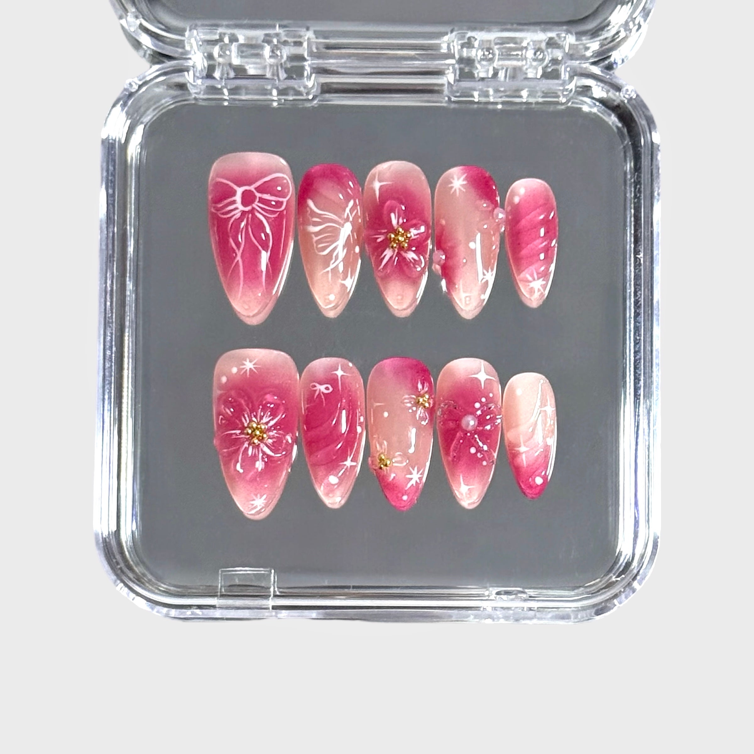 Cherry Blossom Bow (Almond)