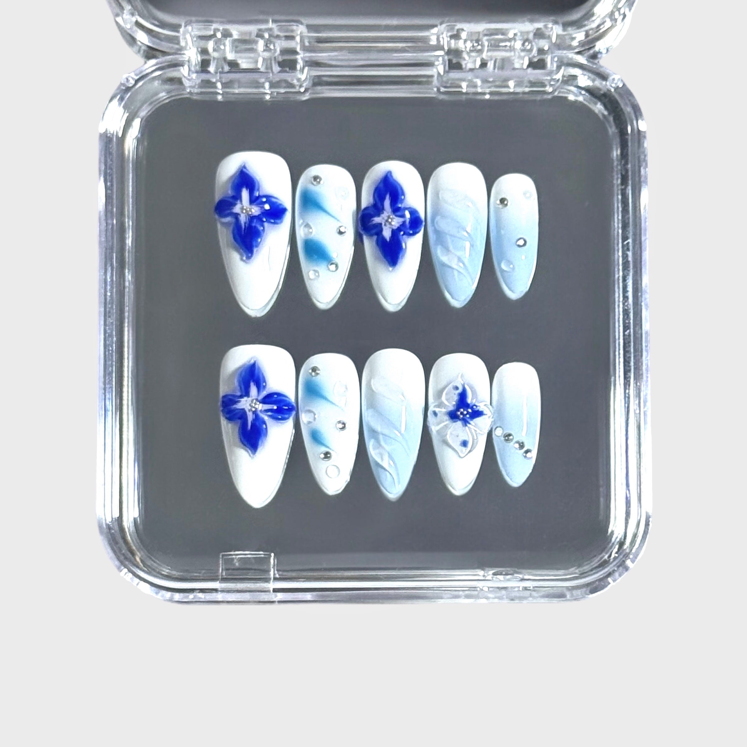 Azure Ocean Blossoms (Almond)