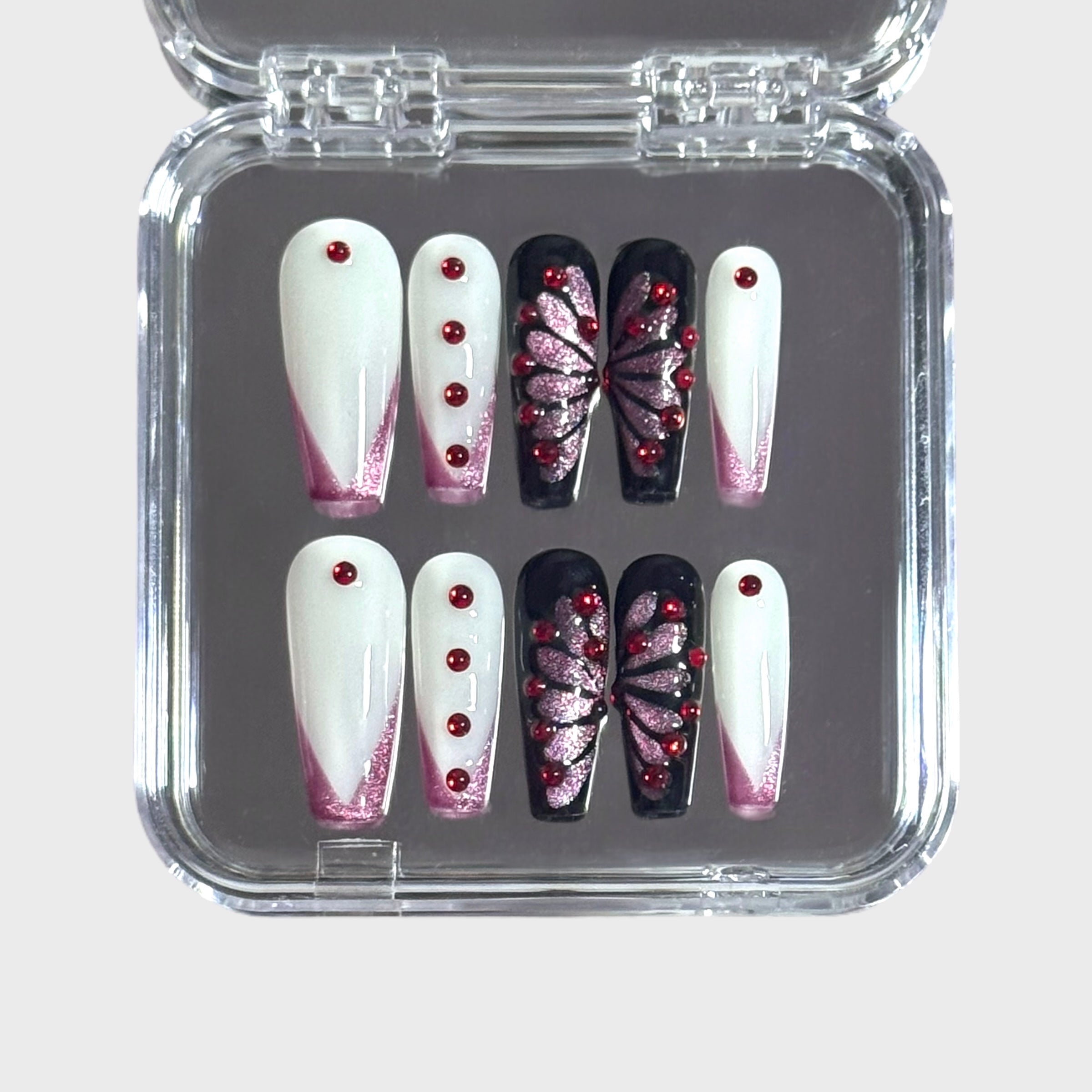 Dark Red Butterfly - 078 (Coffin)