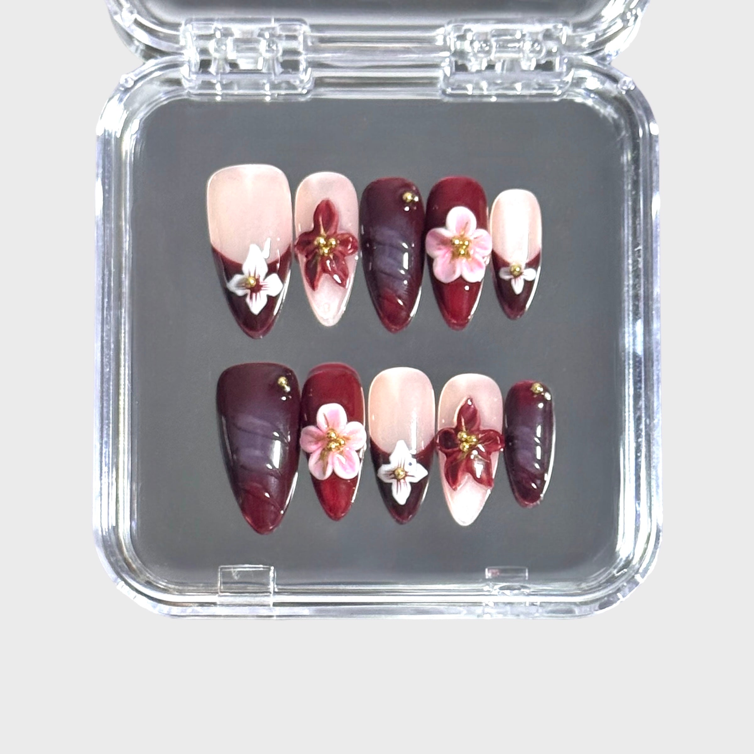 Wine Orchid (Almond)