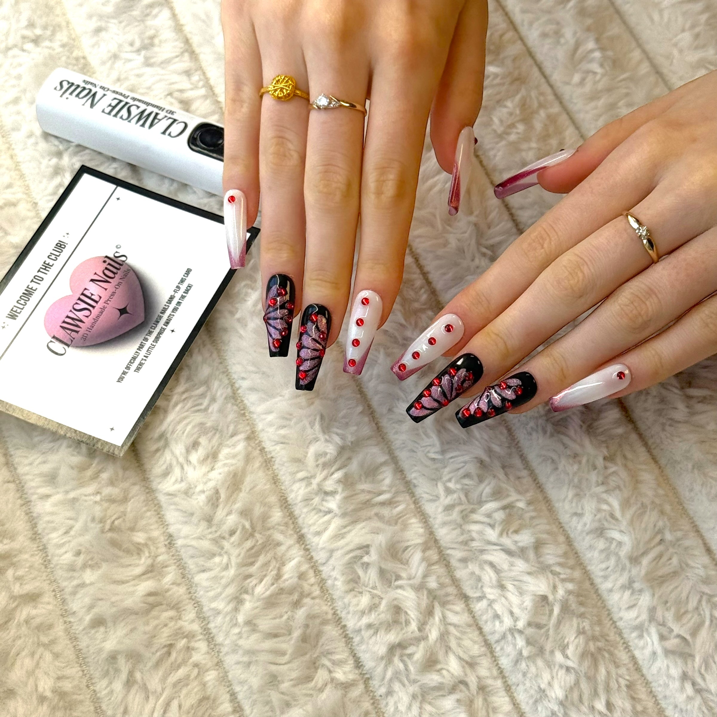 Dark Red Butterfly