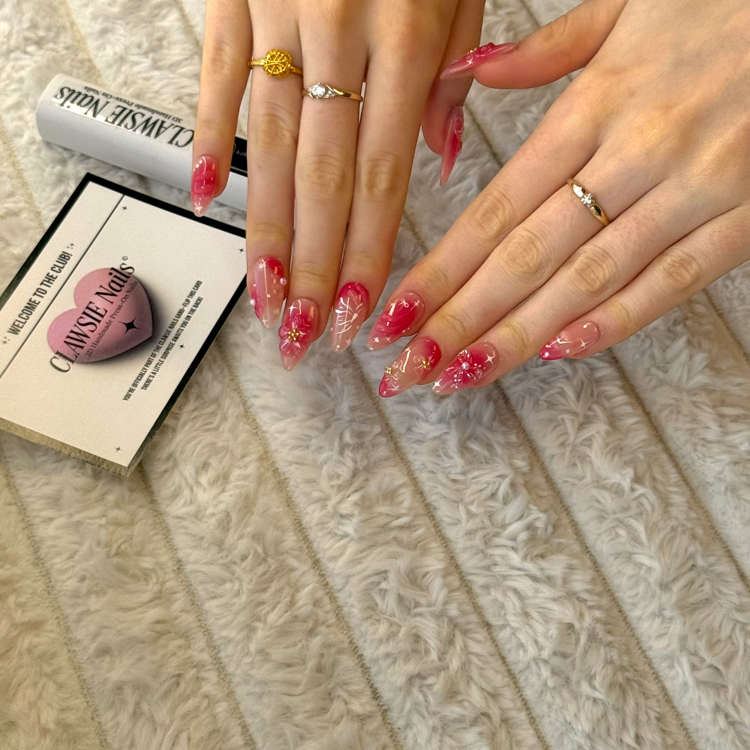 Cherry Blossom Bow (Almond)