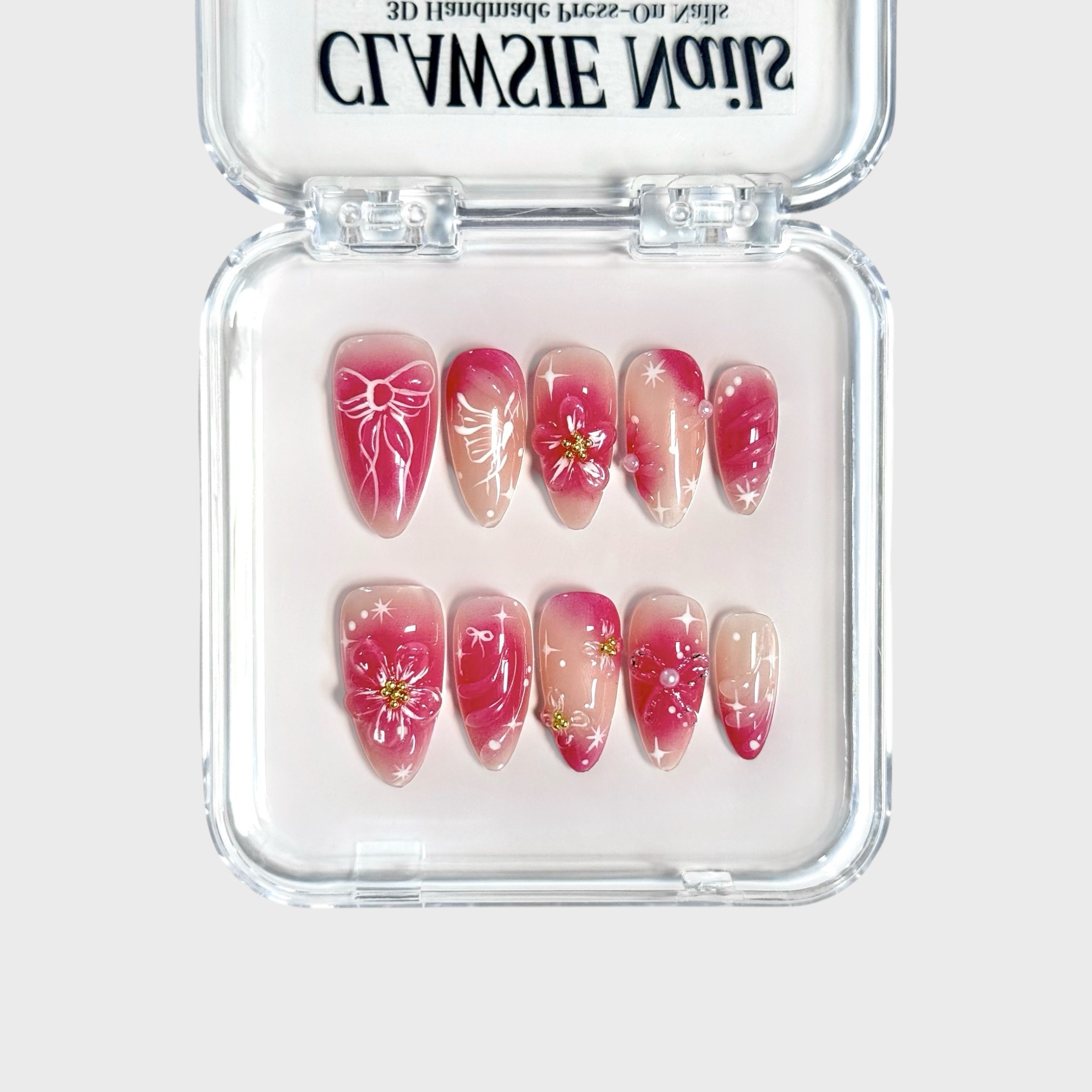 Cherry Blossom Bow (Almond)