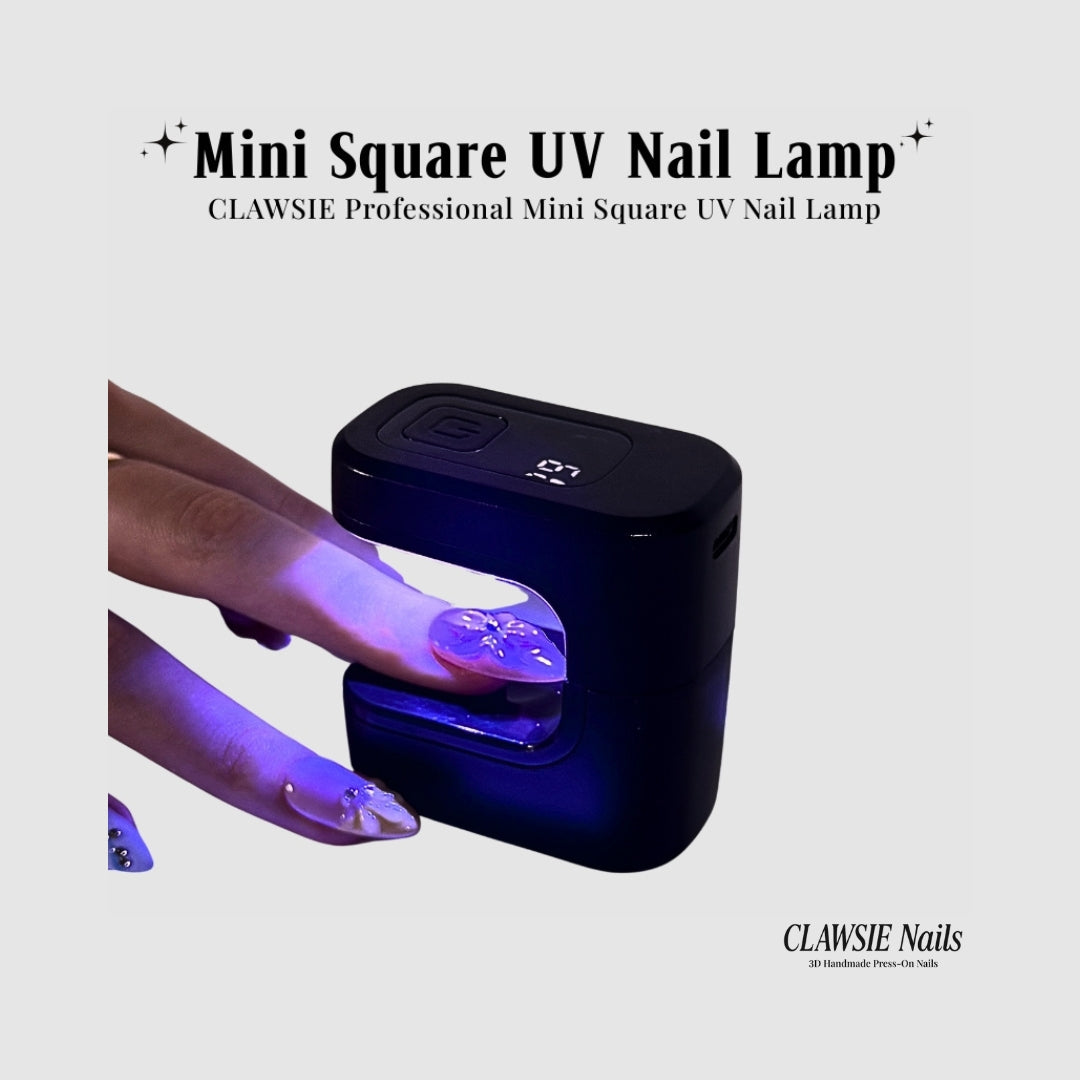 Mini Square UV Nail Lamp (Cordless & USB Rechargeable)