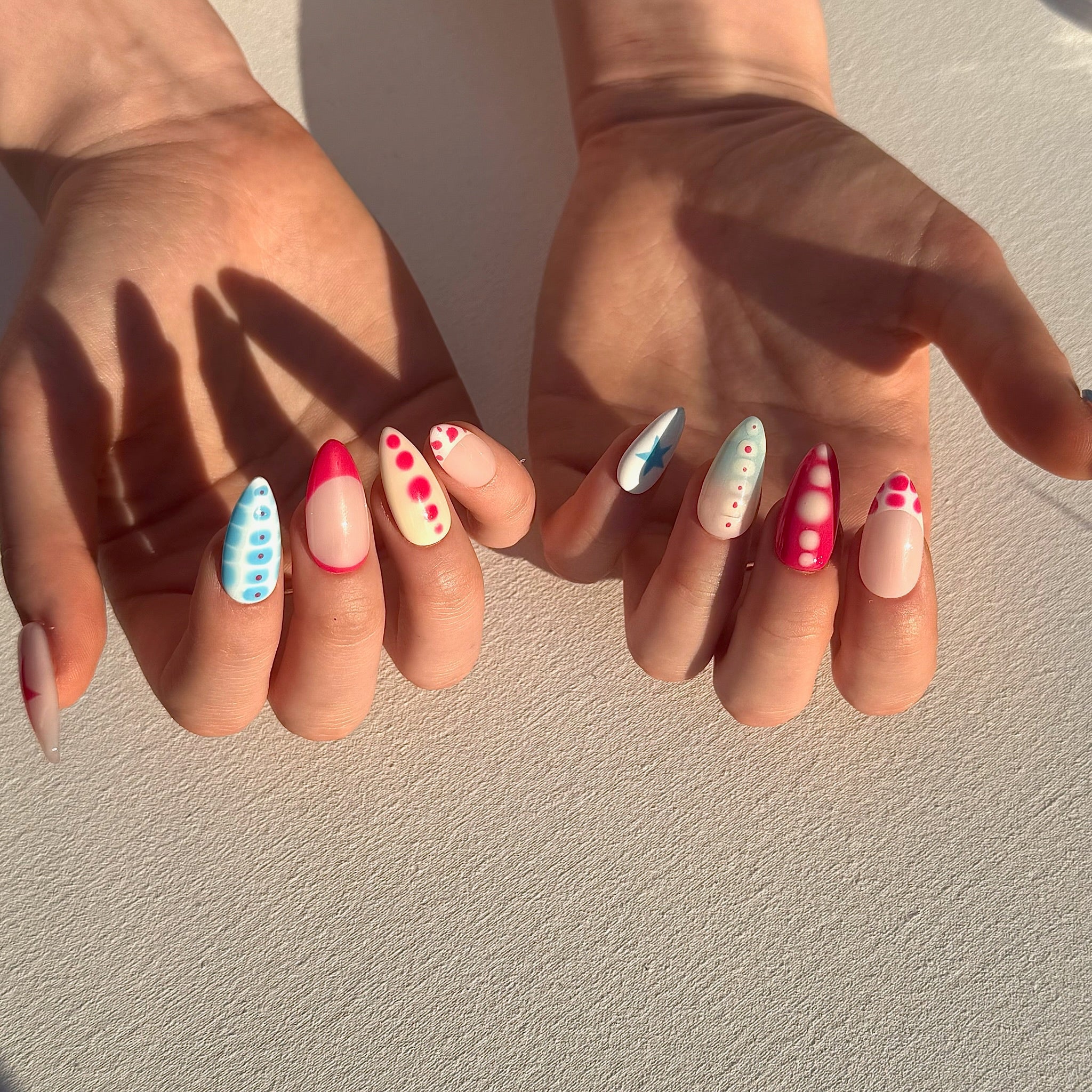 Coral Kiss (Almond) | Press - on Nails by CLAWSIE