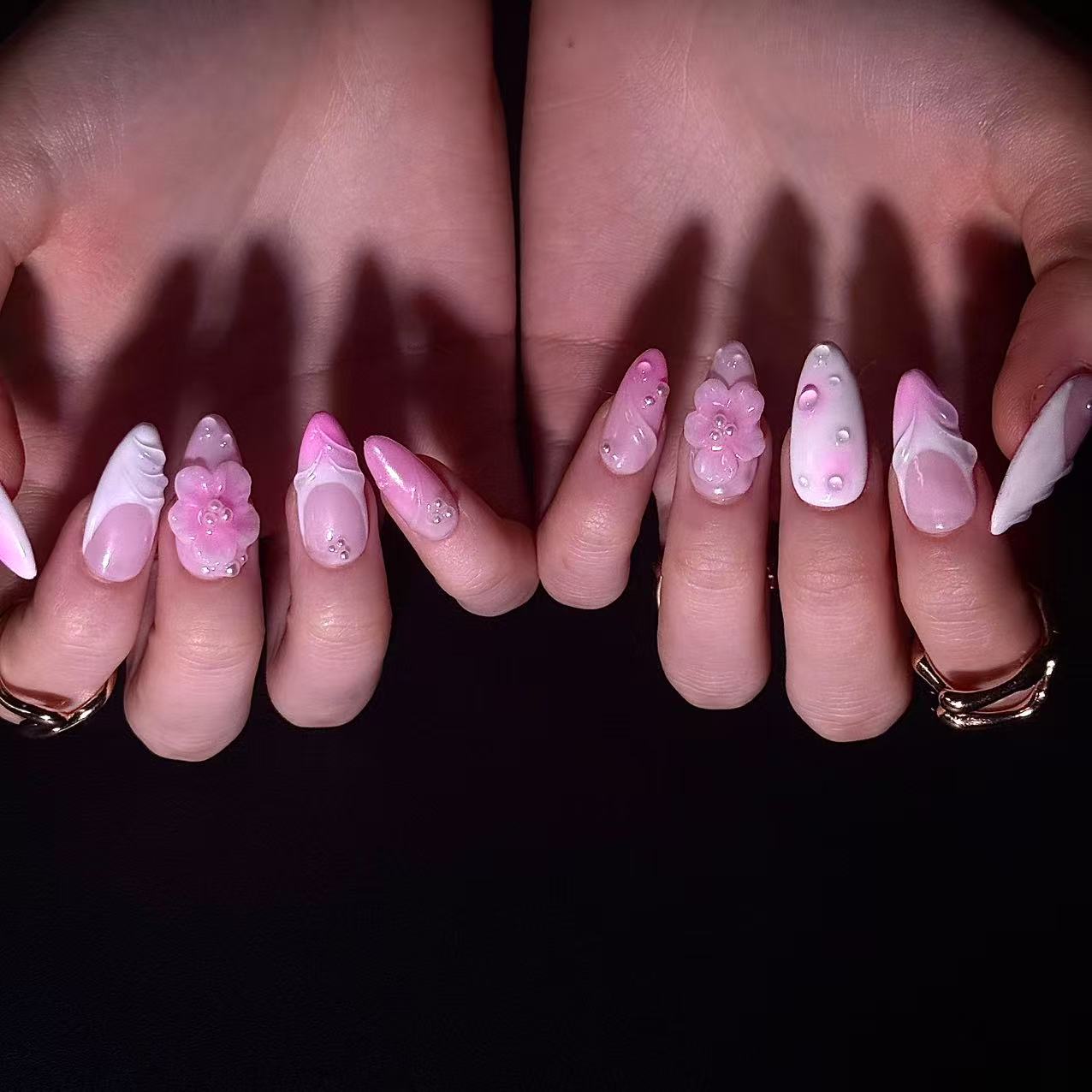 Cotton Candy (Almond) | Press - on Nails by CLAWSIE