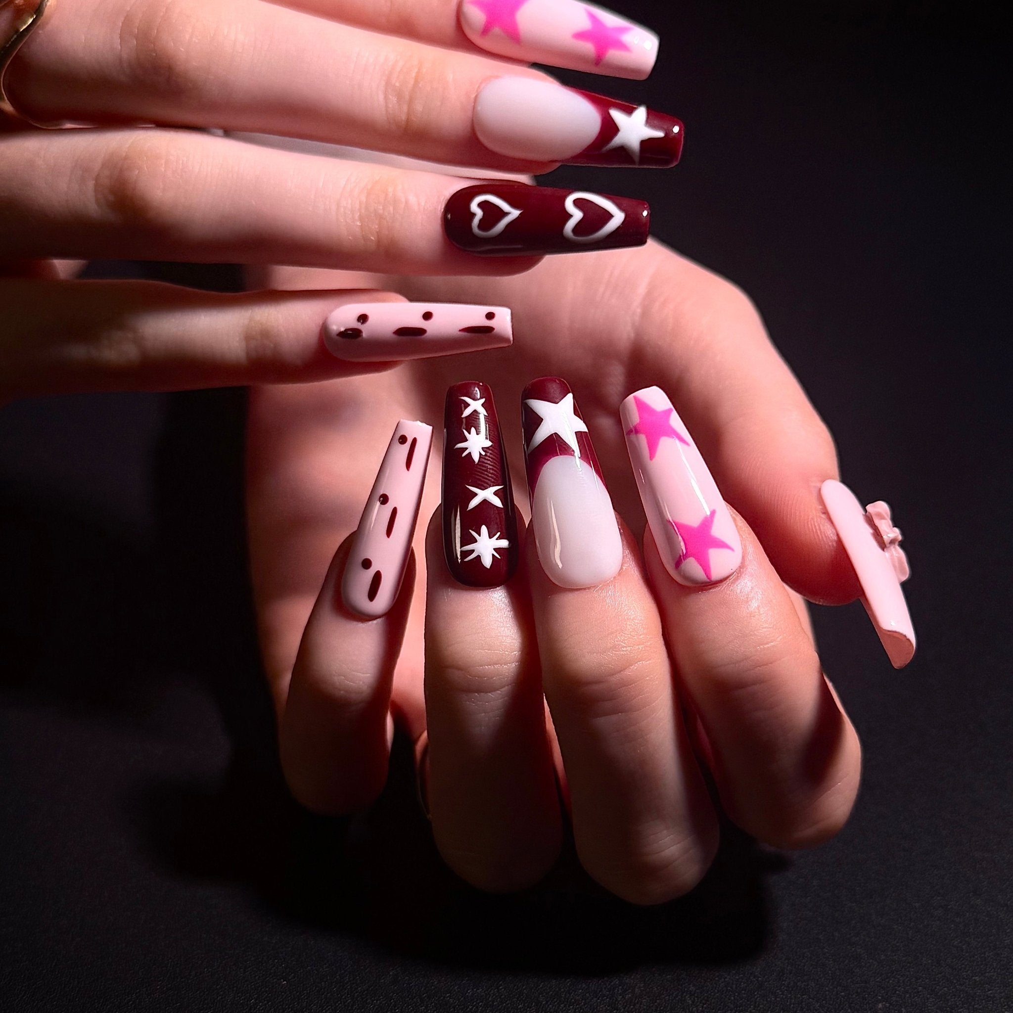 Dry milk - 026 (Coffin) | Press - on Nails by CLAWSIE