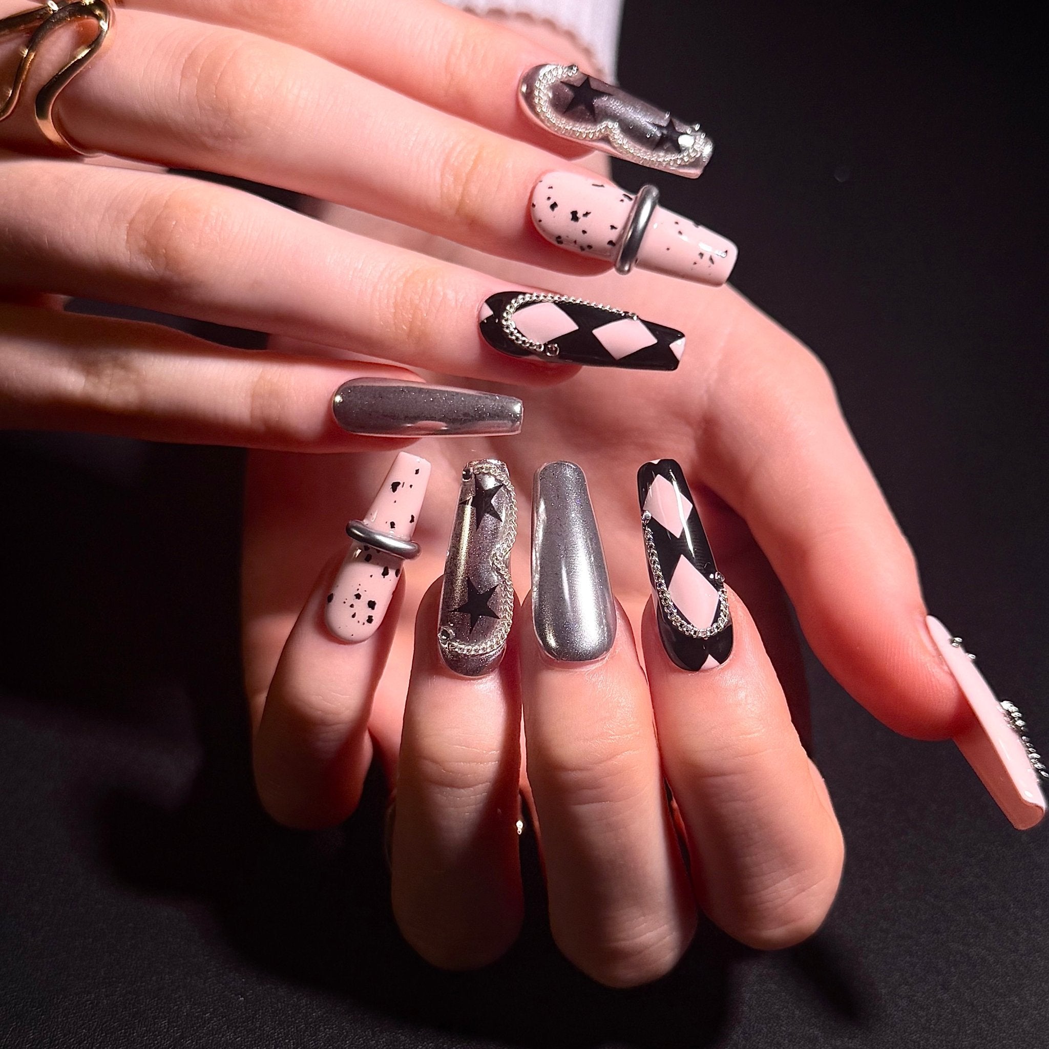 Dry Milk - 200 (Ballerina) | Press - on Nails by CLAWSIE