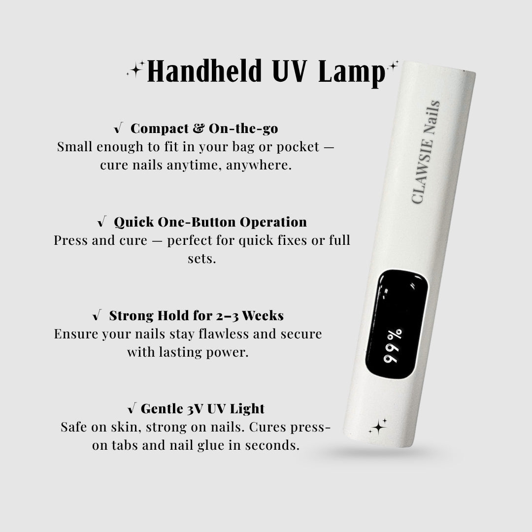 Handheld UV Lamp | Press - on Nails by CLAWSIE