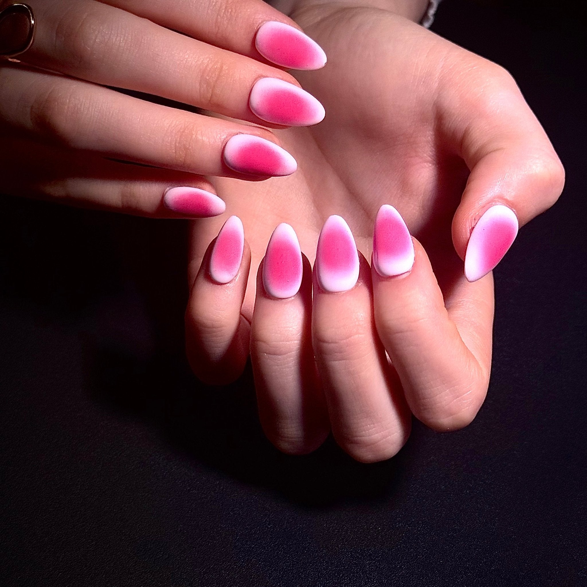 Pink Whisper (Almond) | Press - on Nails by CLAWSIE