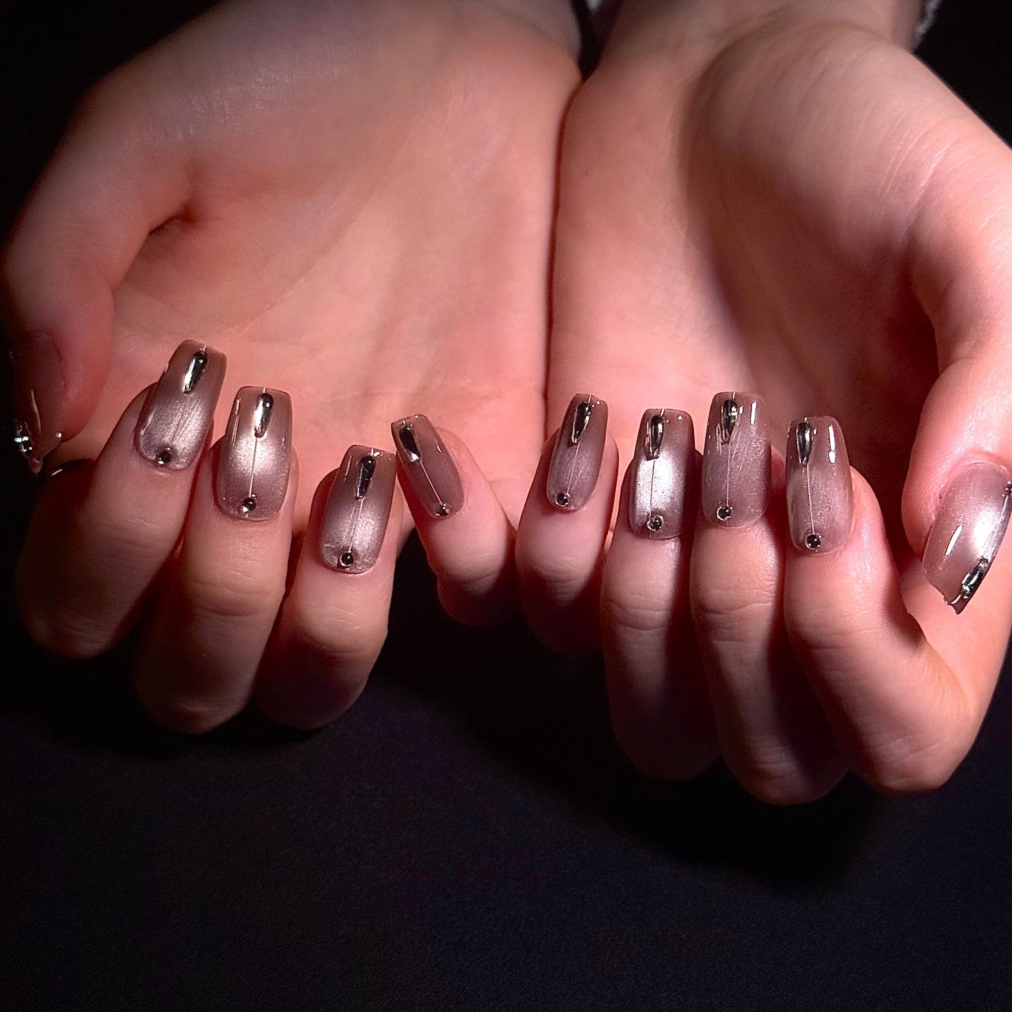 Shrimp Don't Blink (Square) | Press - on Nails by CLAWSIE