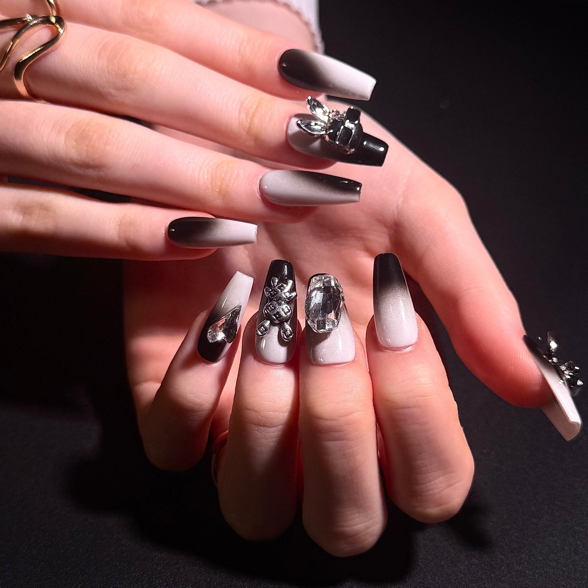 Sunglasses - Bunny (Ballerina) | Press - on Nails by CLAWSIE